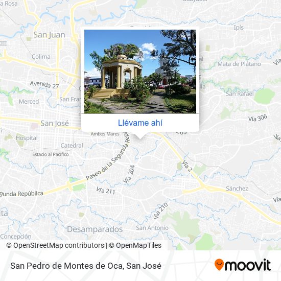 Mapa de San Pedro de Montes de Oca