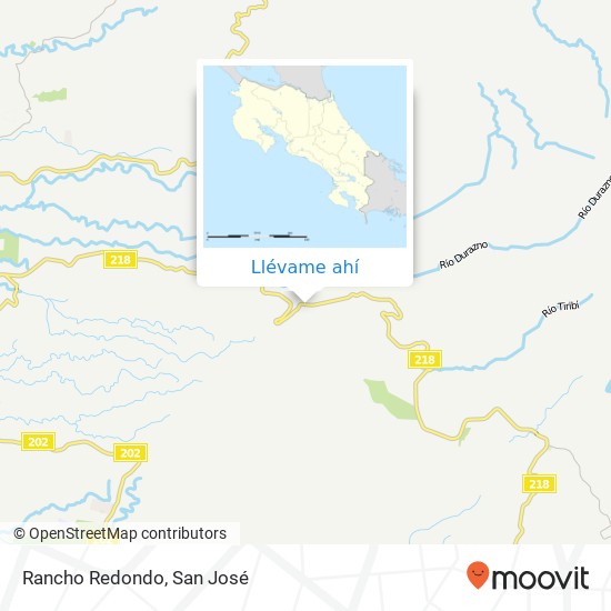 Mapa de Rancho Redondo