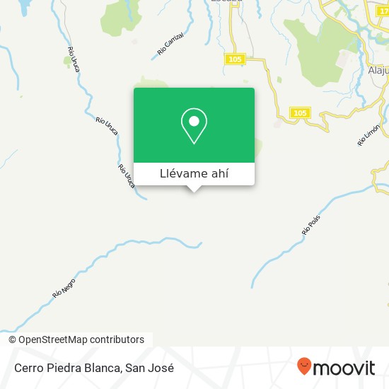 Mapa de Cerro Piedra Blanca