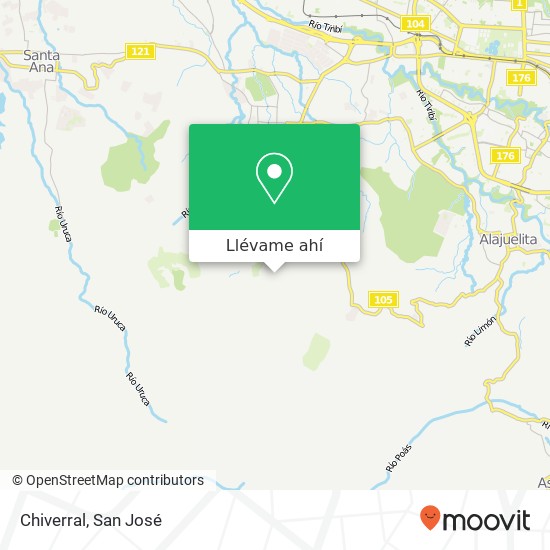 Mapa de Chiverral