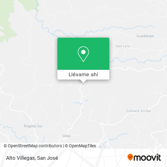 Mapa de Alto Villegas