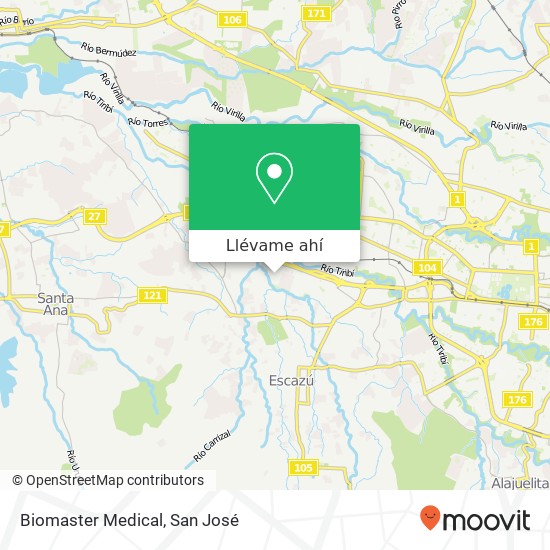 Mapa de Biomaster Medical