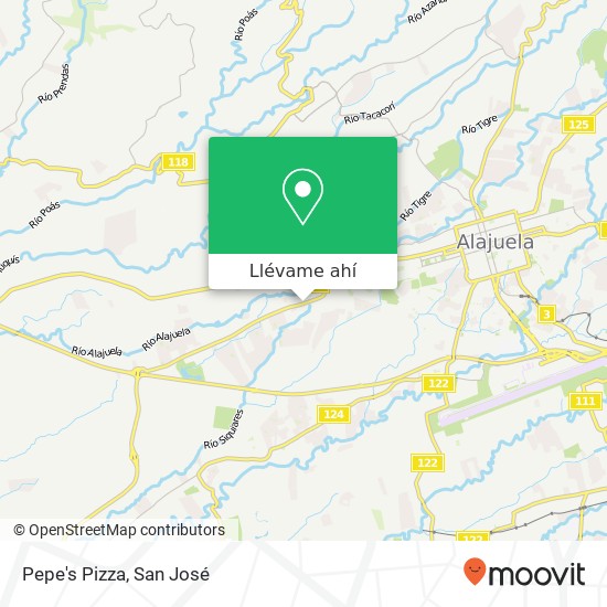 Mapa de Pepe's Pizza