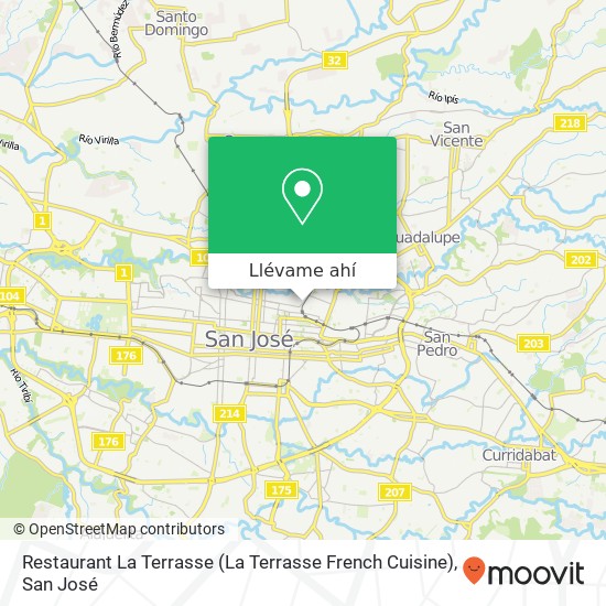 Mapa de Restaurant La Terrasse (La Terrasse French Cuisine)