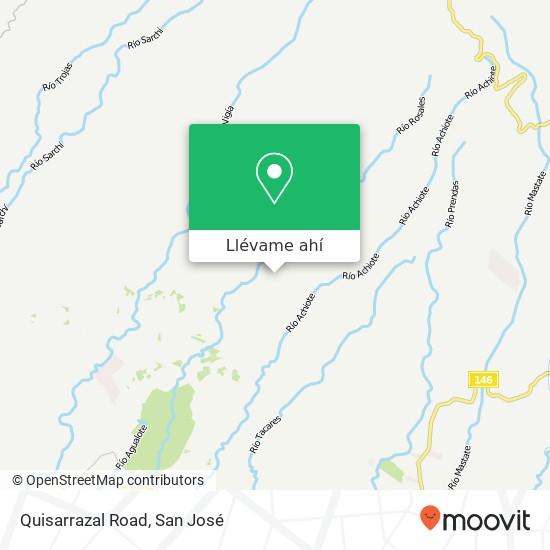 Mapa de Quisarrazal Road