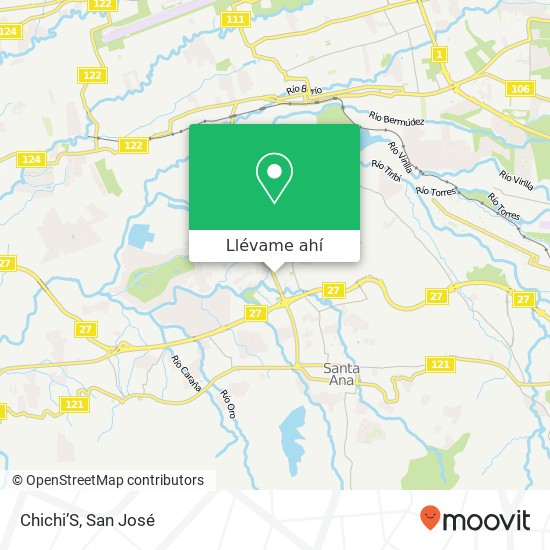 Mapa de Chichi’S, Avenida 37 Pozos, 10903
