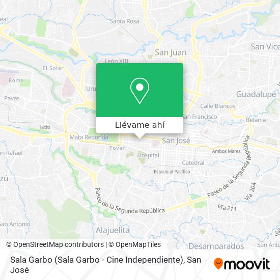 Mapa de Sala Garbo (Sala Garbo - Cine Independiente)