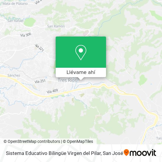 Mapa de Sistema Educativo Bilingüe Virgen del Pilar