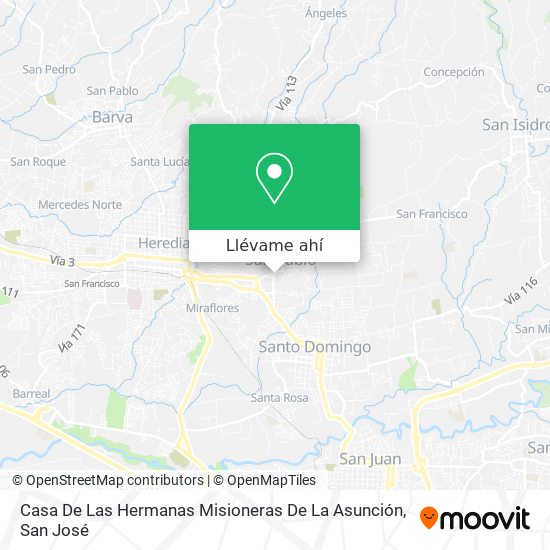 Mapa de Casa De Las Hermanas Misioneras De La Asunción