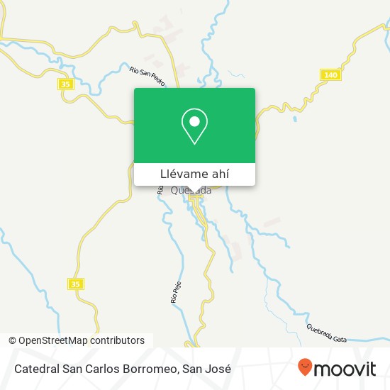 Mapa de Catedral San Carlos Borromeo