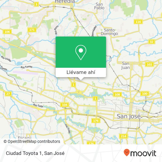 Mapa de Ciudad Toyota 1