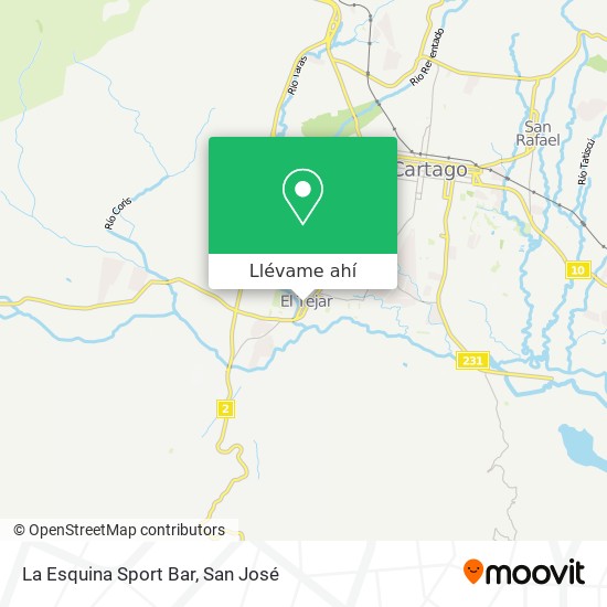 Mapa de La Esquina Sport Bar