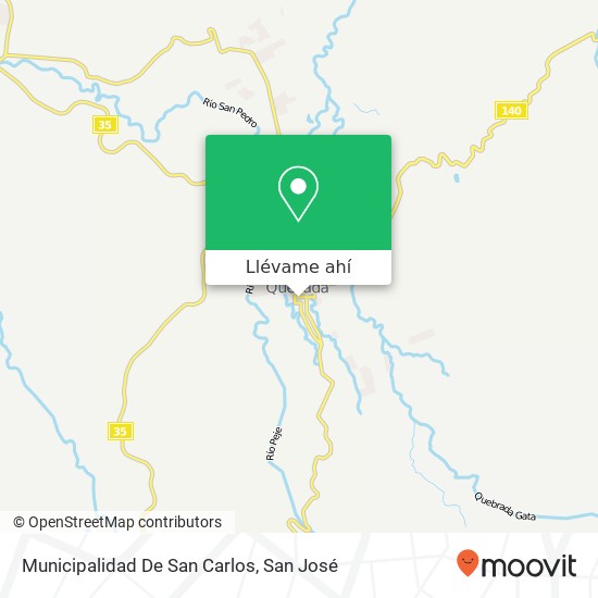 Mapa de Municipalidad De San Carlos