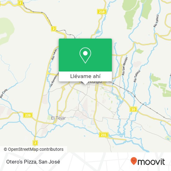 Mapa de Otero's Pizza
