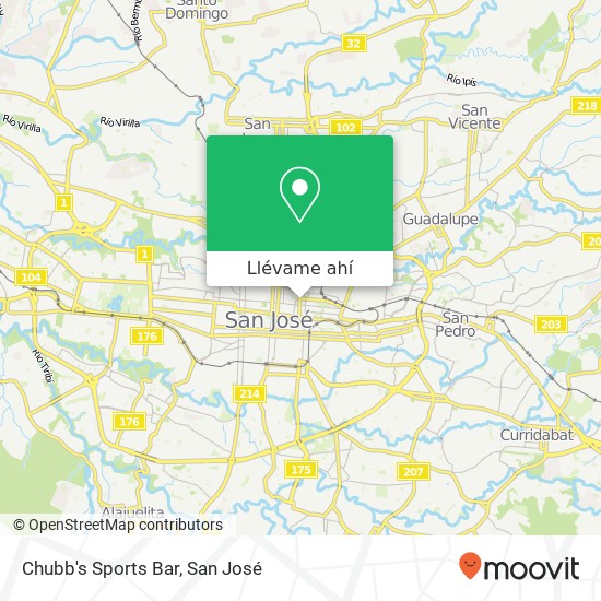 Mapa de Chubb's Sports Bar