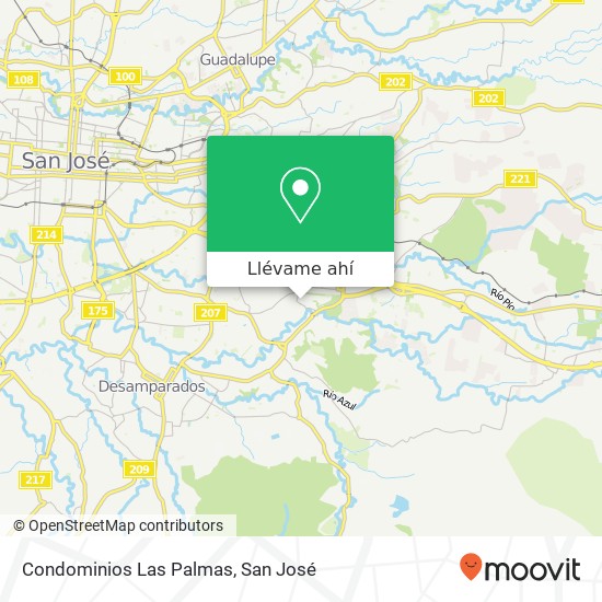 Mapa de Condominios Las Palmas