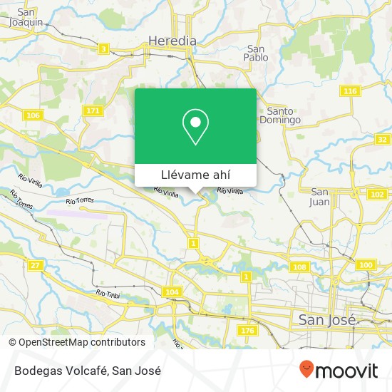 Mapa de Bodegas Volcafé