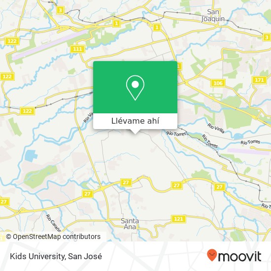 Mapa de Kids University