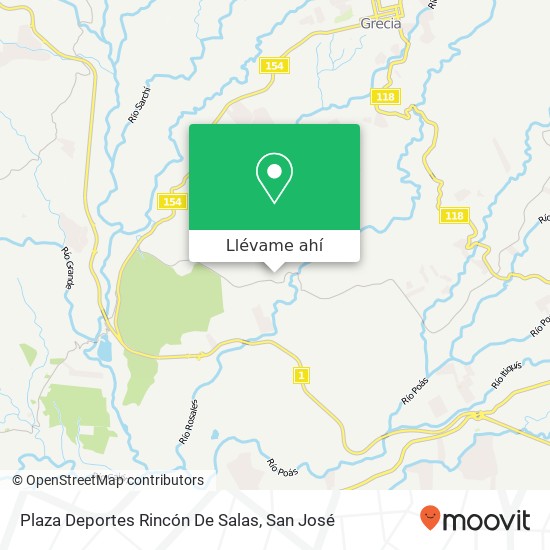 Mapa de Plaza Deportes Rincón De Salas