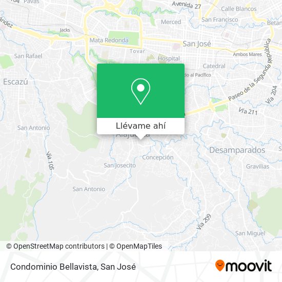 Mapa de Condominio Bellavista