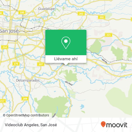 Mapa de Videoclub Angeles
