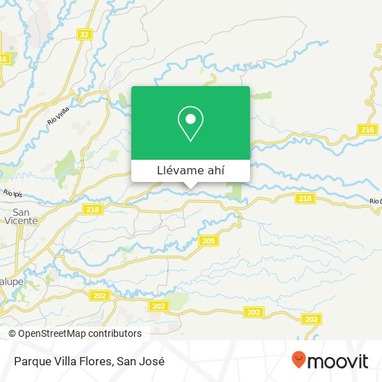 Mapa de Parque Villa Flores