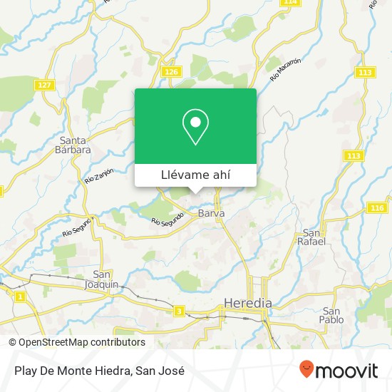 Mapa de Play De Monte Hiedra
