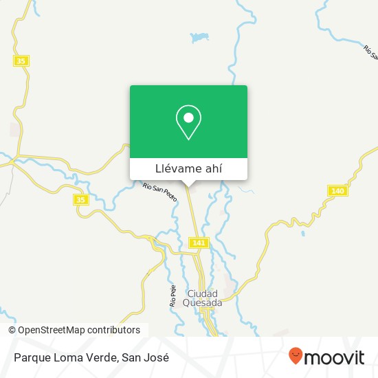 Mapa de Parque Loma Verde
