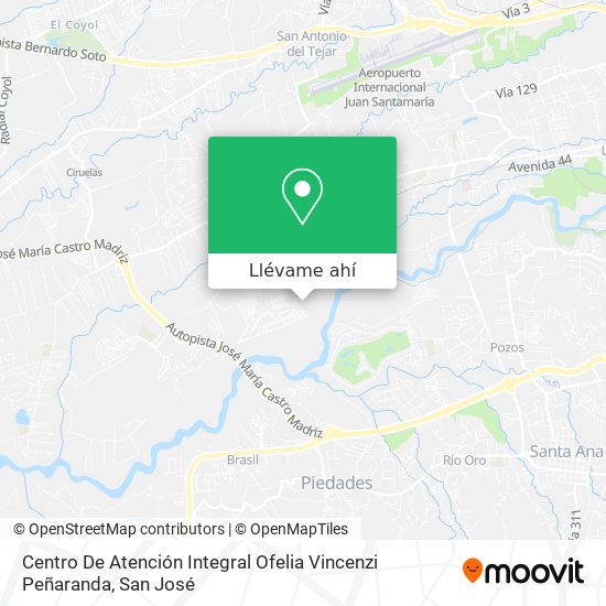 Mapa de Centro De Atención Integral Ofelia Vincenzi Peñaranda