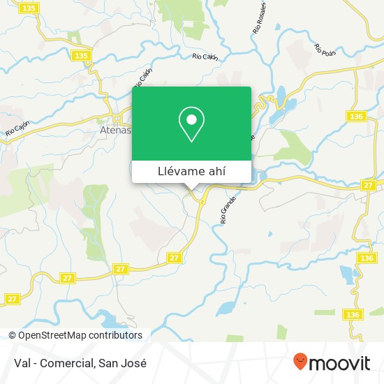 Mapa de Val - Comercial