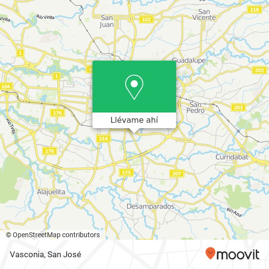 Mapa de Vasconia