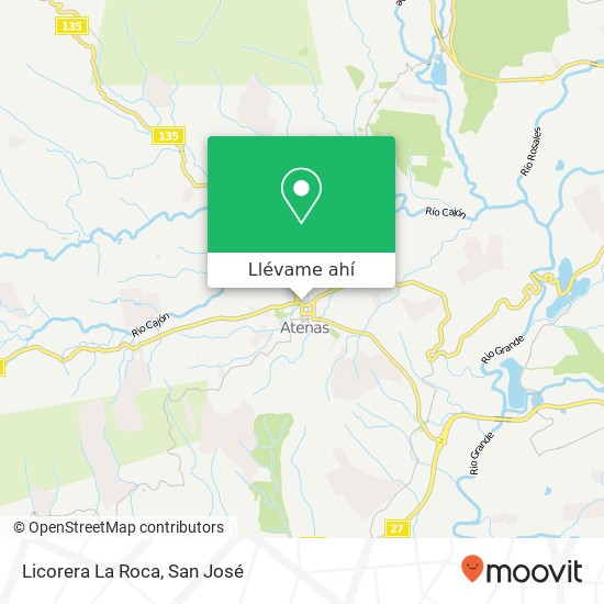 Mapa de Licorera La Roca