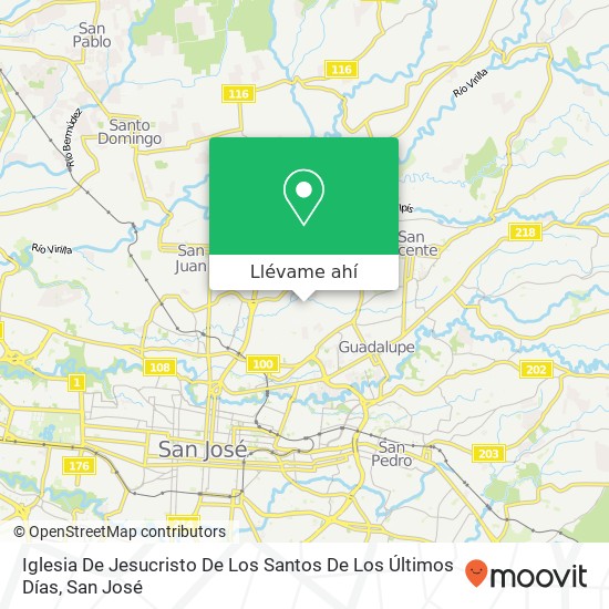 Mapa de Iglesia De Jesucristo De Los Santos De Los Últimos Días