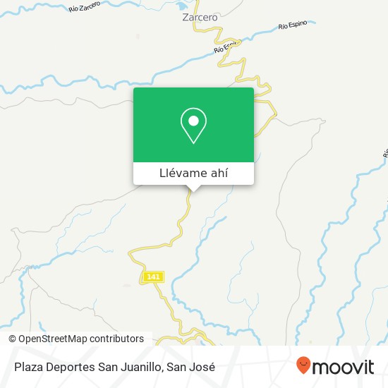 Mapa de Plaza Deportes San Juanillo