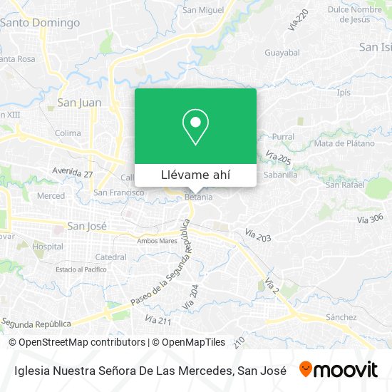 Mapa de Iglesia Nuestra Señora De Las Mercedes