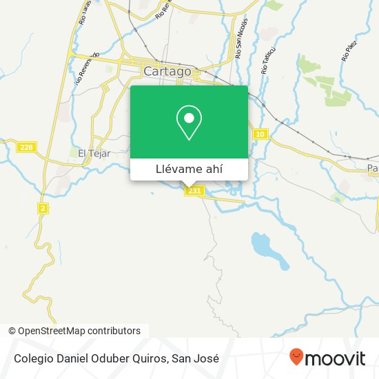 Mapa de Colegio Daniel Oduber Quiros