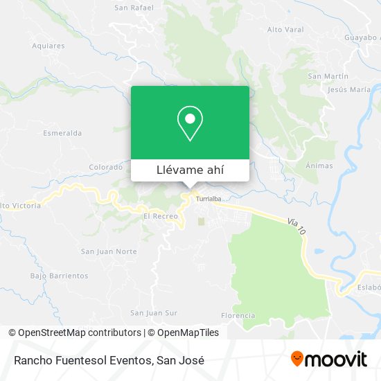 Mapa de Rancho Fuentesol Eventos