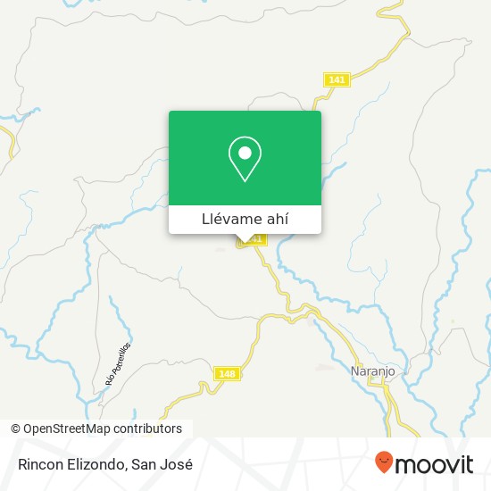 Mapa de Rincon Elizondo