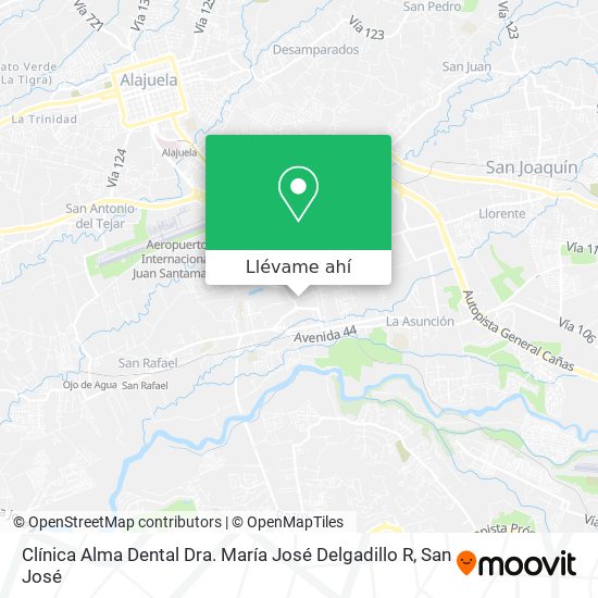 Mapa de Clínica Alma Dental Dra. María José Delgadillo R