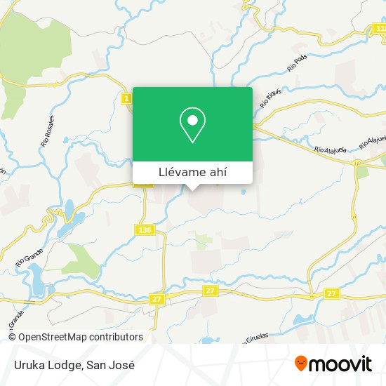 Mapa de Uruka Lodge