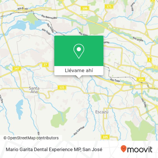 Mapa de Mario Garita Dental Experience MP