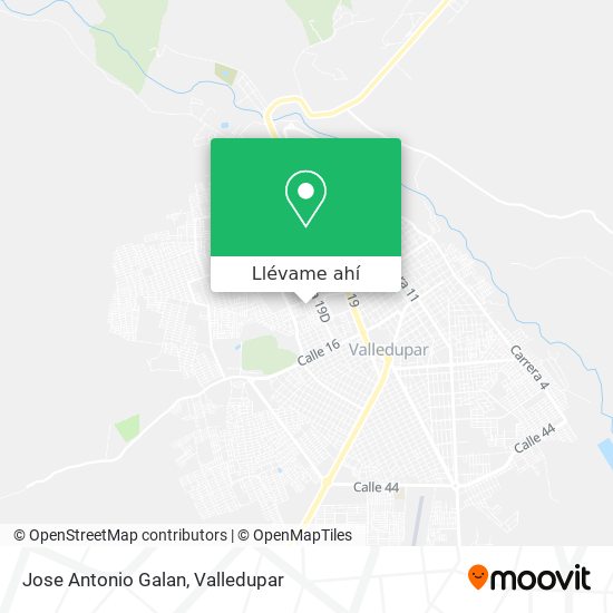 Mapa de Jose Antonio Galan