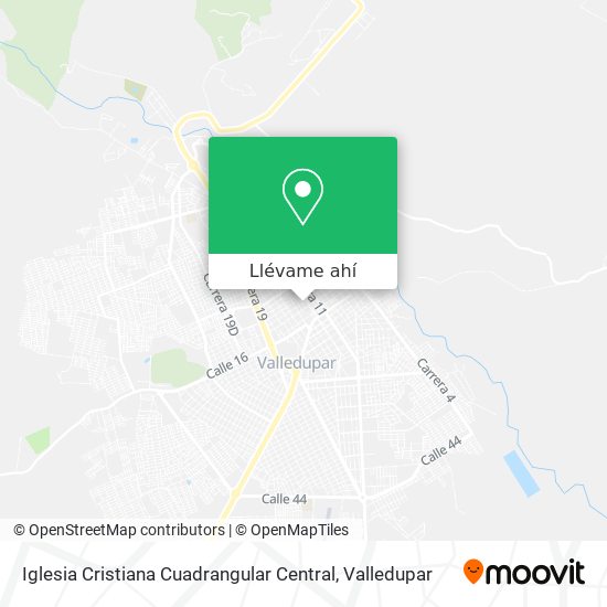 Mapa de Iglesia Cristiana Cuadrangular Central