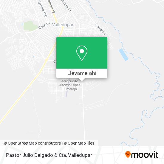 Mapa de Pastor Julio Delgado & Cía