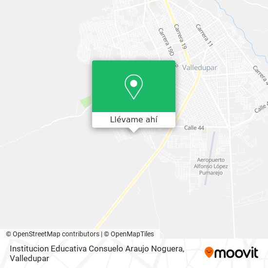 Mapa de Institucion Educativa Consuelo Araujo Noguera
