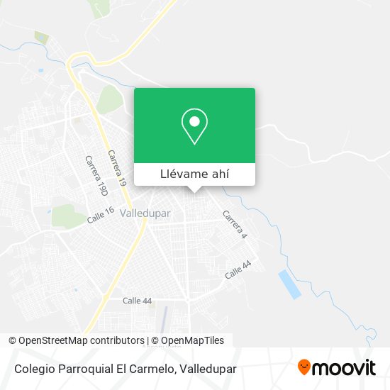 Mapa de Colegio Parroquial El Carmelo