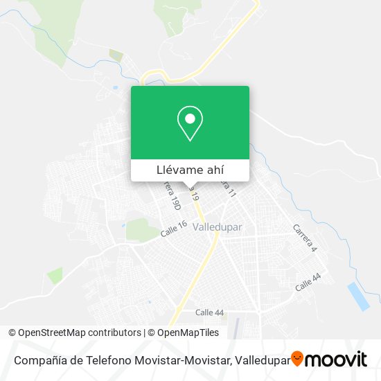 Mapa de Compañía de Telefono Movistar-Movistar