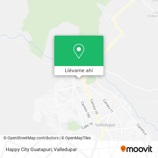 Mapa de Happy City Guatapurí