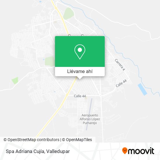 Mapa de Spa Adriana Cujía