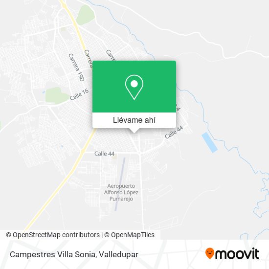 Mapa de Campestres Villa Sonia